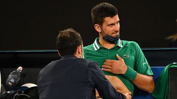 Djokovic Melbourne title defence hangs in the balance after injury