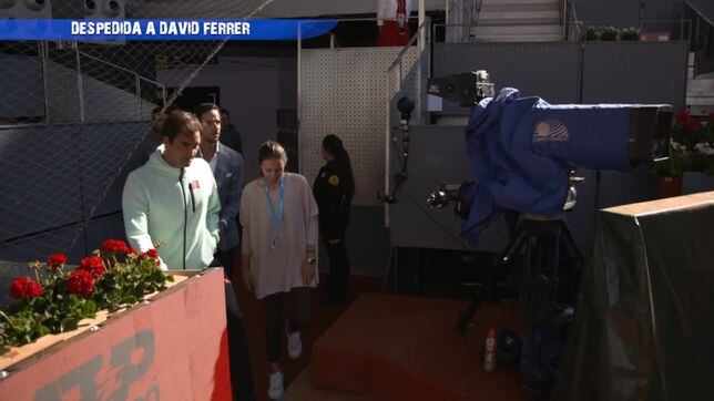 Las estrellas del tenis homenajean a Ferrer en el Mutua Madrid Open