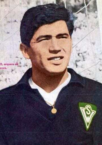 El mayor emblema de Wanderers. El arquero mundialista jugó en tres períodos en el club y fue campeón con los panzers en 1968.