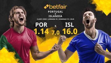 Portugal vs. Islandia: horario, TV, estadísticas, clasificación y pronósticos