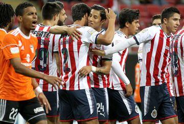Chivas golea al Cibao y está en cuartos de Concachampions