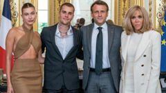El motivo por el que Justin Bieber se reunió con Emmanuel Macron en el Elíseo de París