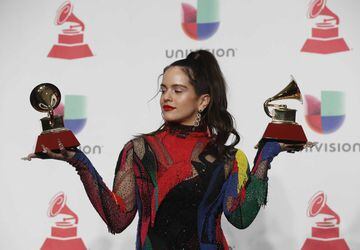 Rosalia ganó el Grammy a Mejor fusión/interpretación urbana lo ganó Rosalía con su canción 'Malamente'.