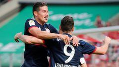 James marc&oacute; el gol del empate de Bayern M&uacute;nich en el triunfo ante el Colonia.