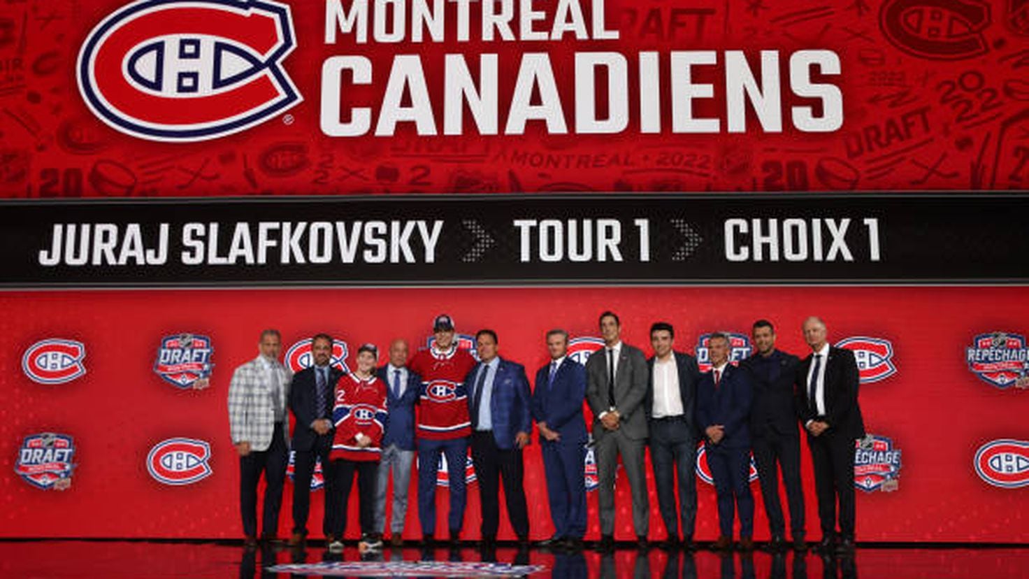 Montreal selects Juraj Slafkovsky with first pick in draft