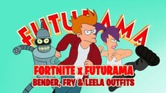 Futurama arrives at Fortnite with new Bender, Fry and Leela outfits
