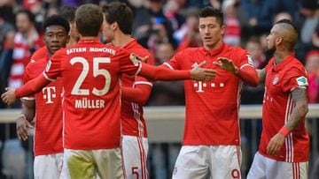 El Bayern se da un festín de ocho goles ante el Hamburgo