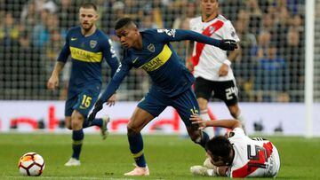 El volante colombiano de Boca Juniors, Wilmar Barrios, fue cuestionado en el programa 90 Minutos de Fox Sports por su nivel en la final de Libertadores.