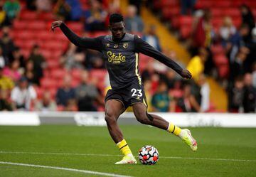 FILE PHOTO: Soccer Football - Premier League - Watford v Newcastle United - Vicarage Road, Watford, Britain - September 25, 2021 Watford's Ismaila Sarr during the warm up before the match Action Images via Reuters/Andrew Boyers