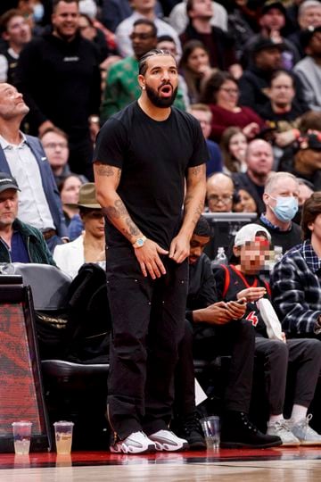 El rapero Drake es un gran fan de los Toronto Raptors.