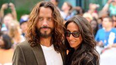 Chris Cornell con su mujer, Vicky Cornell.