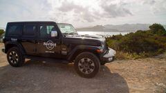 El Jeep Wrangler en Ibiza.