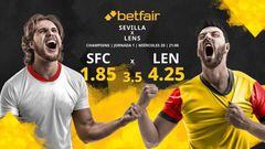Sevilla FC vs. RC Lens: horario, TV, estadísticas, clasificación y pronósticos