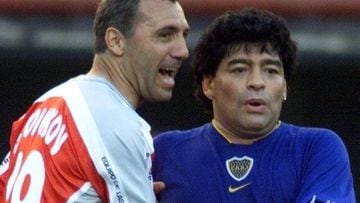 Stoichkov y Maradona | Twitter