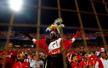 Soccer Football - Africa Cup of Nations 2019 - Round of 16 - Egypt v South Africa - Cairo International Stadium, Cairo, Egypt - July 6, 2019  General view of Egypt fans inside the stadium  
