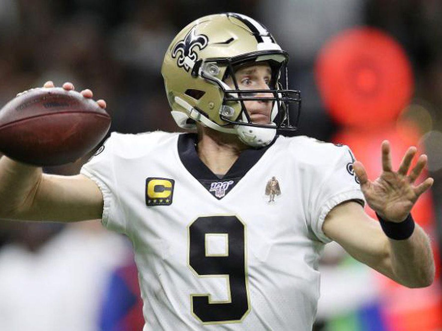 Drew Brees' cleats for tonight in - New Orleans Saints