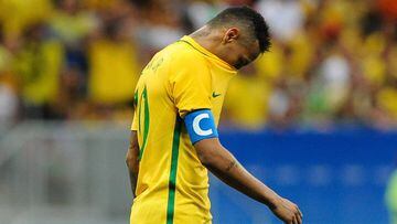 Alarma Neymar: duda ante Colombia por un esguince