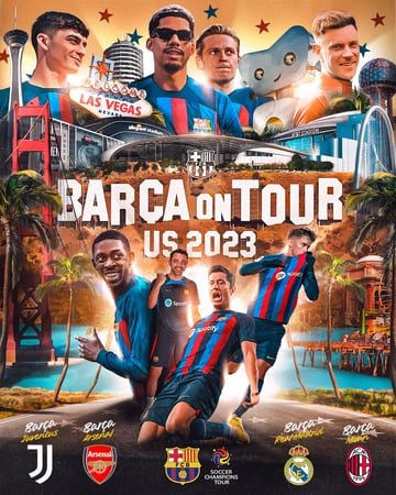 barcelona pre season tour usa