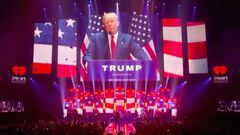 U2 carga contra Donald Trump en un concierto en Las Vegas. Im&aacute;gen: YouTube
