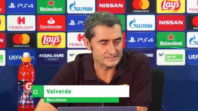 Valverde: "No sé si podremos contar con Messi y Dembelé"
