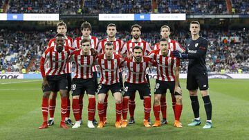 Athletic Bilbao's starting line-up.
