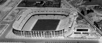 The construction on the Nuevo Estadio de Chamartín was completed late 1947.