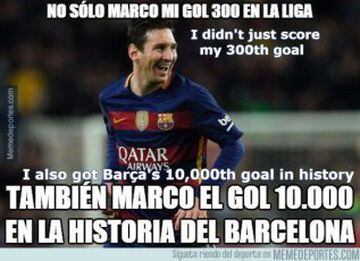 The best memes from Messi's 300th goal and Sporting-Barça