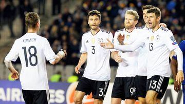 Alemania se enfrenta a Dinamarca en partido amistoso.
