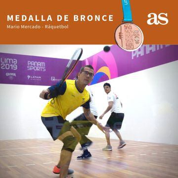 El colombiano Mario Mercado se quedó con la medalla de bronce en los Panamericanos de Lima. 