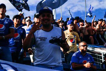 Más de 3 mil hinchas de Millonarios acudieron al Camping World Stadium de Orlando, Estados Unidos para el partido ante Everton por la Florida Cup.