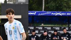 Garnacho debuta ante Messi