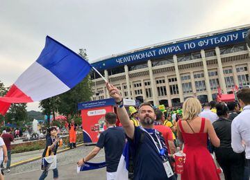 Francia vs. Croacia: Así llegaron los aficionados a la Final