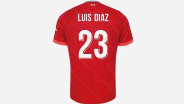 Luis D&iacute;az usar&aacute; el n&uacute;mero 23 en Liverpool FC.