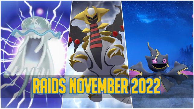 Raid Bosses em novembro de 2023 em Pokémon GO – Lista atual de