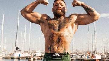 La sorprendente transformación física de McGregor en siete años