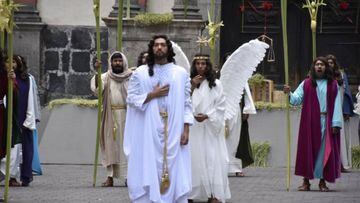 Actores de representaci&oacute;n de Cristo en Iztapalapa, resguardados en sus casas