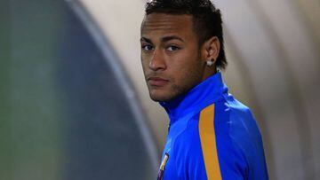 Barcelona&#039;s Brazilian forward Neymar 
