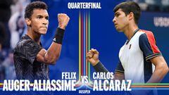 Alcaraz se retira lesionado ante Auger-Aliassime en el US Open