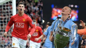 Erling Haaland iguala una marca histórica de Cristiano Ronaldo al ganar la Champions League con Manchester City,