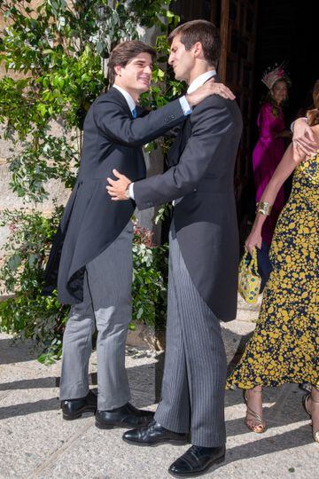 Carlos Fitz James Stuart en la boda de Blanca Sainz y Guillermo Comenge.