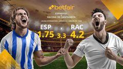 RCD Espanyol vs. Racing de Santander: horario, TV, estadísticas, clasificación y pronósticos