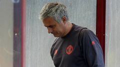 Britain Football Soccer - Manchester United Training - Manchester United Training Ground - 23/5/17 Manchester United manager Jose Mourinho during training Reuters / Andrew Yates Livepic