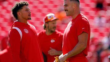 Kansas City Chiefs quarterback Patrick Mahomes said he supposes he’ll meet the pop star one day “if she ends up being with” tight end Travis Kelce.