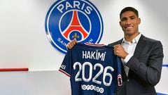 El internacional marroquí firmó hasta 2026 con el conjunto parisino. El fichaje de Achraf le supuso al PSG un desembolso de 60 millones de €, bonus incluidos. Aunque las negociaciones con el Inter no fueron sencillas, el deseo del jugador de marcharse a la capital francesa fue la clave para desbloquear la operación en el verano de 2021.