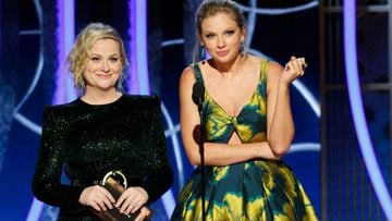 Amy Poehler y Taylor Swift durante la 77&deg; Entrega Anual de los Golden Globes en Beverly Hilton, California. Enero 5, 2020.