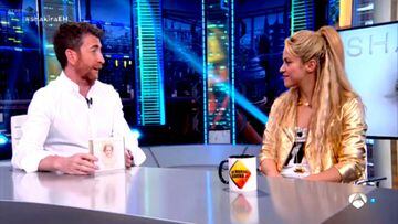 Shakira en El Hormiguero de Antena 3 con Pablo Motos