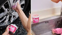 The Pink Stuff es una pasta rosa que puedes incorporar a tu 'kit' de limpieza para eliminar la suciedad de casi cualquier superficie.