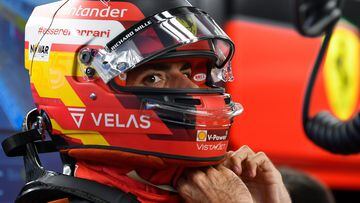 Carlos Sainz (Ferrari). Hungaroring, Hungría. F1 2022.
