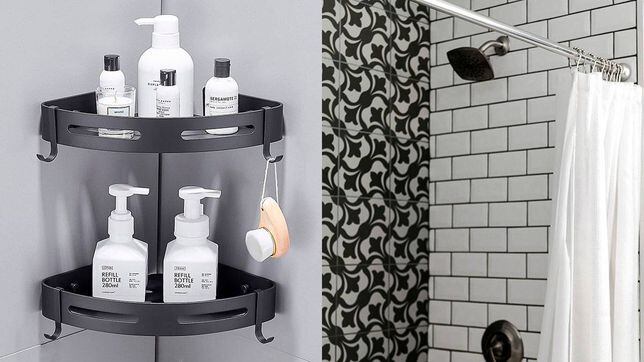 lema dramático Pasteles Tenemos la mejor estantería para la ducha: sin taladro y superventas en  Amazon - Showroom