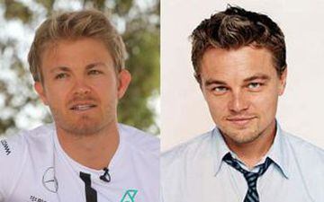Nico Rosberg y Leonardo DiCaprio